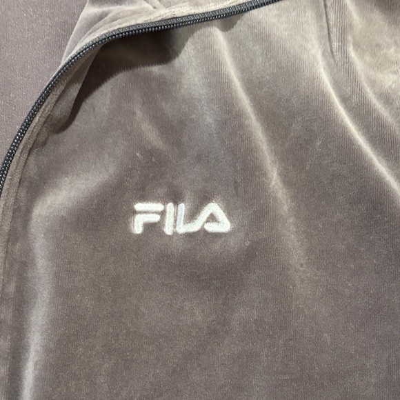 Fila Gray Velour Pants - Picture 11 of 14